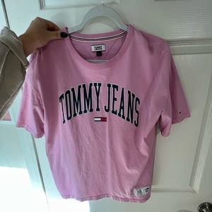 Pink Tommy Hilfiger shirt